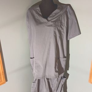 Dagacci Gray Scrub Set